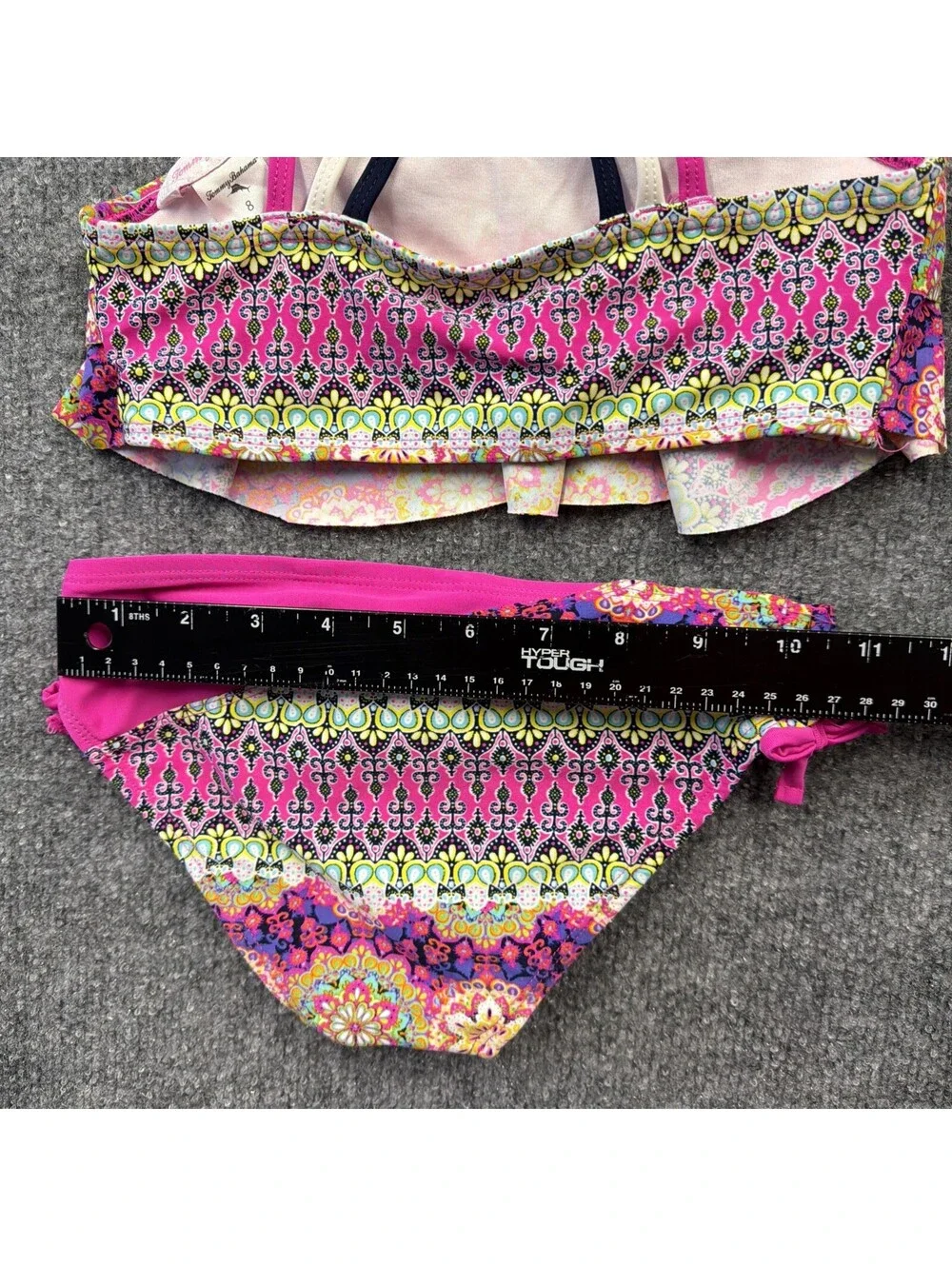 Tommy Bahama Girls Two-Piece Bathing Suit Size 8